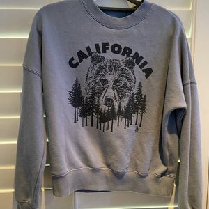 light blue california sweatshirt